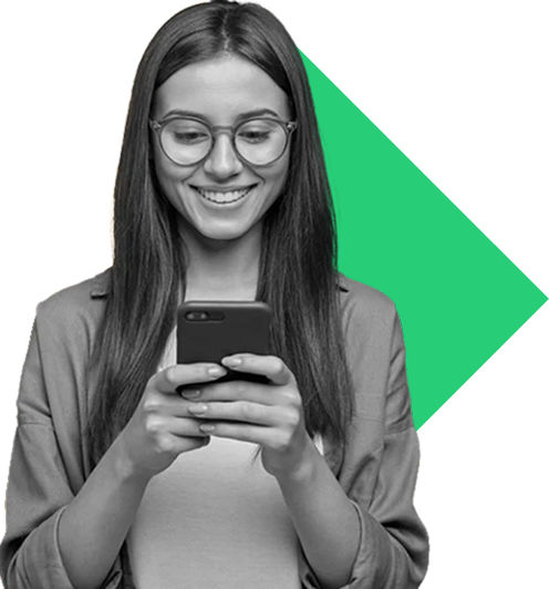 Professional woman using phone